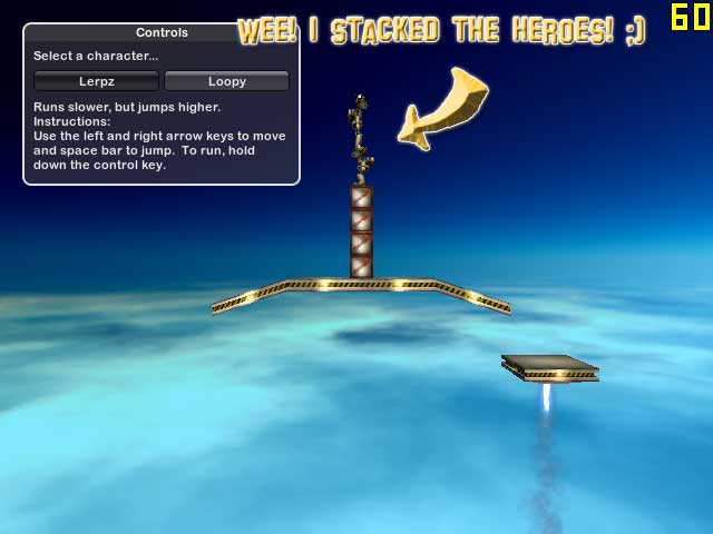 Loopy on top of Lerpz... at the top of the map